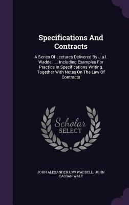 Specifications And Contracts: A Series Of Lectu... 1346361207 Book Cover