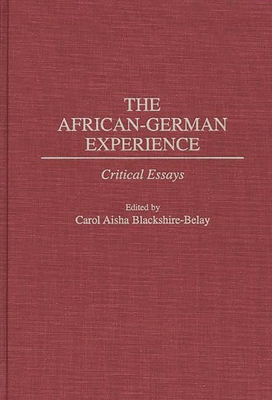 The African-German Experience: Critical Essays 0275950794 Book Cover