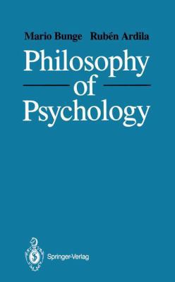 Philosophy of Psychology 1461291186 Book Cover