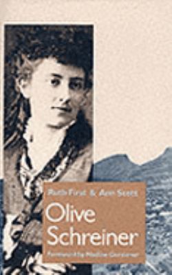 Olive Schreiner 0813516218 Book Cover