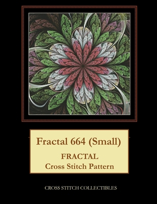 Fractal 664 (Small): Fractal Cross Stitch Pattern B09752F9M9 Book Cover