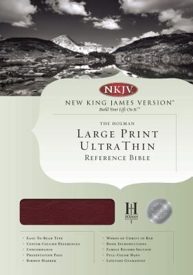 Ultrathin Large Print Reference Bible-NKJV [Large Print] 155819648X Book Cover