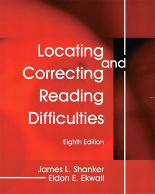 Locating and Correcting Reading Difficulties 0130313955 Book Cover