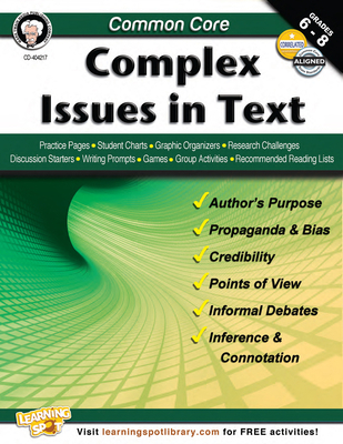 Common Core: Complex Issues in Text 1622234669 Book Cover