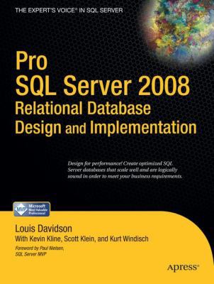 Pro SQL Server 2008 Relational Database Design ... 143020866X Book Cover