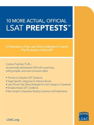 10 More, Actual Official LSAT Preptests: (Prept... 0979305039 Book Cover