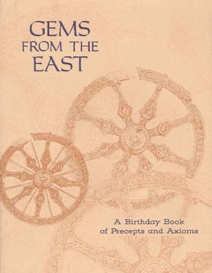 Gems from the East: A Birthday Book of Precepts... B0071Z8GIU Book Cover