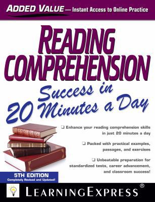 Reading Comprehension Success in 20 Minutes a Day 1576858995 Book Cover