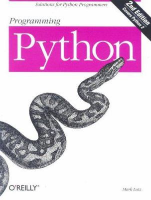 Programming Python [With CDROM] 0596000855 Book Cover