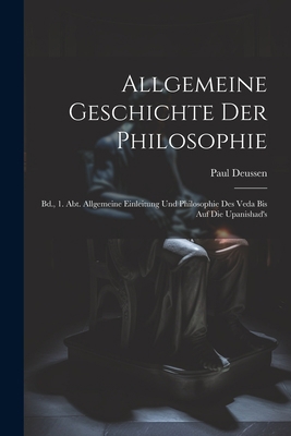 Allgemeine Geschichte Der Philosophie: Bd., 1. ... [German] 1021885037 Book Cover