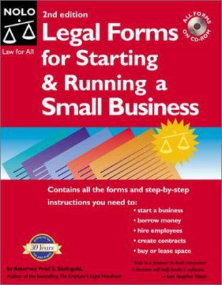 Legal Guide for Starting and Running a Small Bu... 087337634X Book Cover