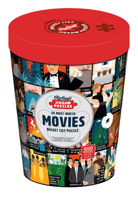 50 Must-Watch Movies Bucket List 1000-Piece Puzzle            Book Cover