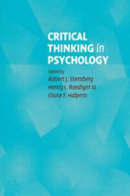Critical Thinking in Psychology 0511804636 Book Cover