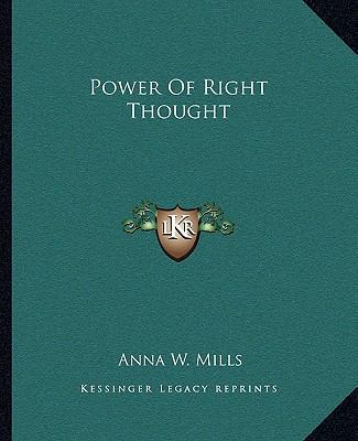 Power Of Right Thought 1162828676 Book Cover
