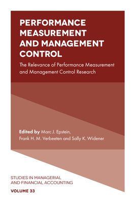 Performance Measurement and Management Control:... 1787564703 Book Cover