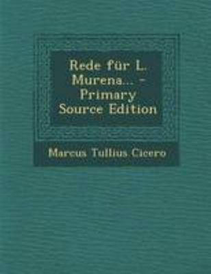 Rede Fur L. Murena... [German] 1295202484 Book Cover