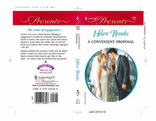 Convenient Proposal (Marry Me?) (Harlequin Pres... 0373121180 Book Cover