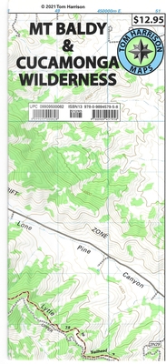 MT Baldy & Cucamonga Wilderness Trail Map 0989457958 Book Cover