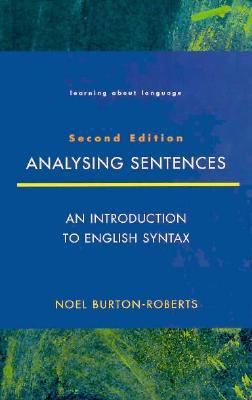 Analysing Sentences: An Introduction to English... 0582248760 Book Cover