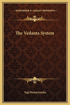 The Vedanta System 1169192114 Book Cover
