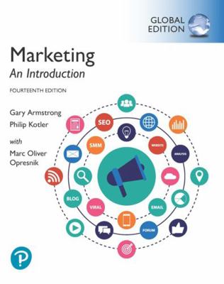 Marketing: An Introduction, Global Edition            Book Cover