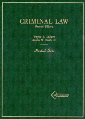 Criminal Law 0314260455 Book Cover