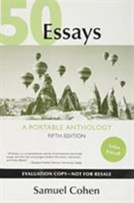 50 Essays: A Portable Anthology Evaluation Copy 1319044301 Book Cover
