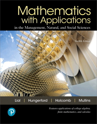 Mathematics with Applications in the Management... 0134767624 Book Cover