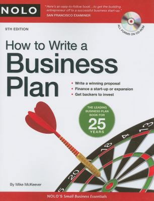 How To Write A Business Plan 1413309089 Book Cover
