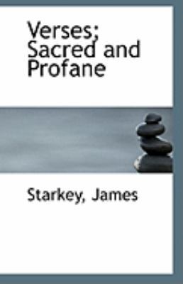 Verses; Sacred and Profane 111324500X Book Cover