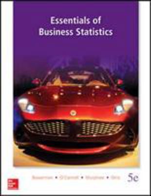 Essentials of Business Statistics 1259253597 Book Cover