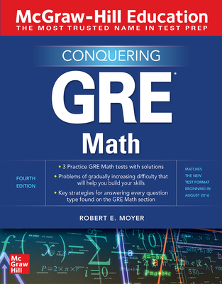 McGraw-Hill Education Conquering GRE Math, Four... 1260462617 Book Cover