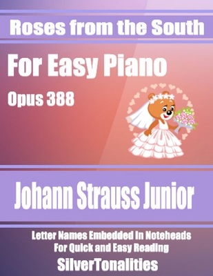 Roses from the South for Easy Piano Opus 388 1702213900 Book Cover