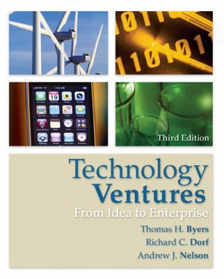 Technology Ventures: From Idea to Enterprise 0073380180 Book Cover