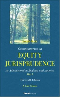 Commentaries on Equity Jurisprudence: As Admini... 1587980371 Book Cover