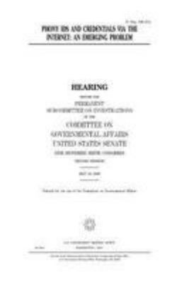 Phony IDs and credentials via the Internet: an ... 1983547425 Book Cover