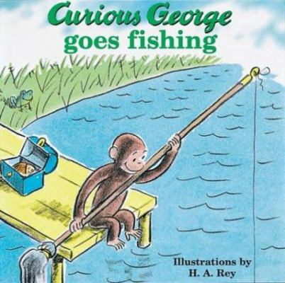 Curious George Goes Fishing B0073C2308 Book Cover