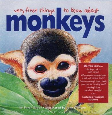 Very First Things to Know about Monkeys [With 2... 0761111344 Book Cover