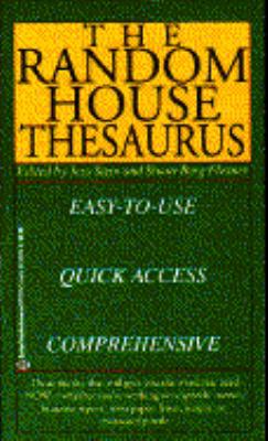 Random House Thesaurus 0345377788 Book Cover