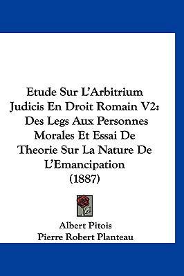 Etude Sur L'Arbitrium Judicis En Droit Romain V... [French] 1160627681 Book Cover