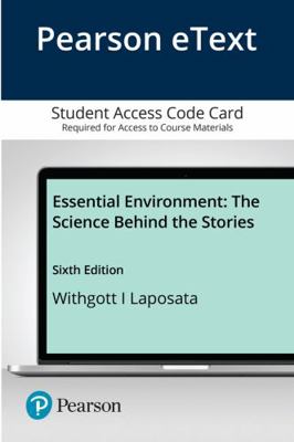 Essential Environment: The Science Behind the S... 0135213207 Book Cover
