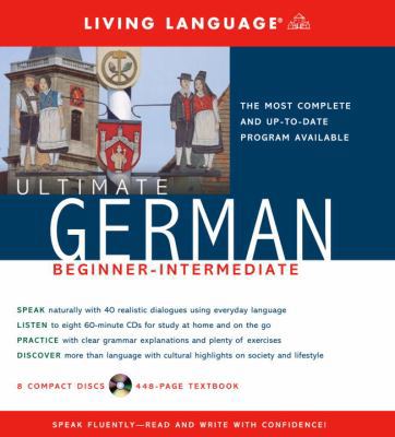 Ultimate German Beginner-Intermediate (CD/Book) [Large Print] 1400021073 Book Cover