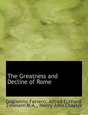 The Greatness and Decline of Rome [Large Print] 1116358484 Book Cover
