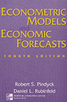 Econometric Models and Economic Forecasts 0071188312 Book Cover