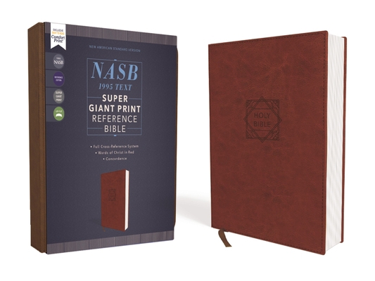 Nasb, Super Giant Print Reference Bible, Leathe... [Large Print] 0310455081 Book Cover