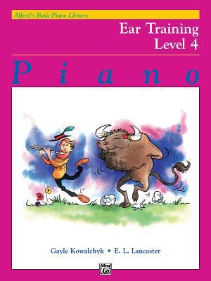 Alfred's Basic Piano Library Ear Training, Bk 4... 073900588X Book Cover