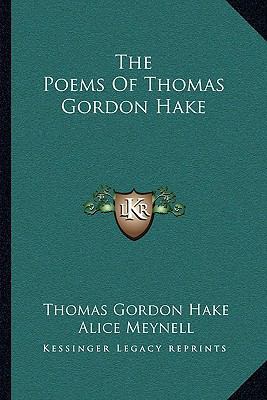 The Poems Of Thomas Gordon Hake 1163230324 Book Cover