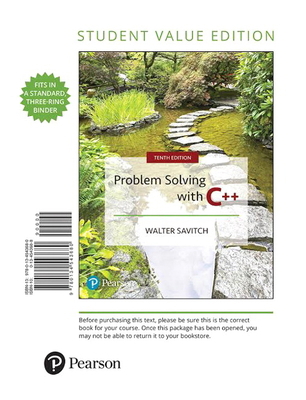 Problem Solving with C++ 0134543688 Book Cover