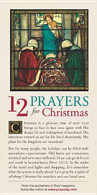 12 Prayers for Christmas 50-pack 1576839478 Book Cover