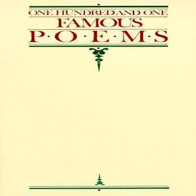 101 Famous Poems 0809288346 Book Cover